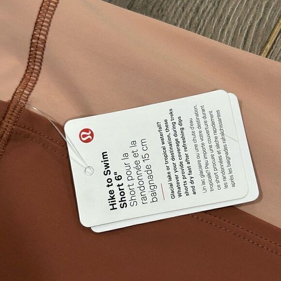 New lululemon Hike to Swim Short 6” - Picture 3 of 5